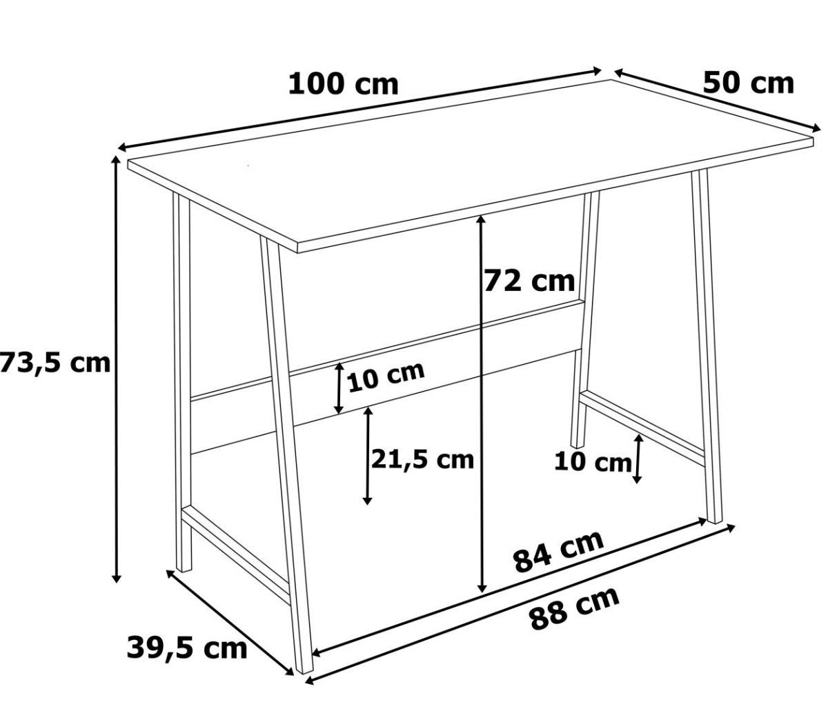 Emaga Biurko SKAGEN MODERN OAK